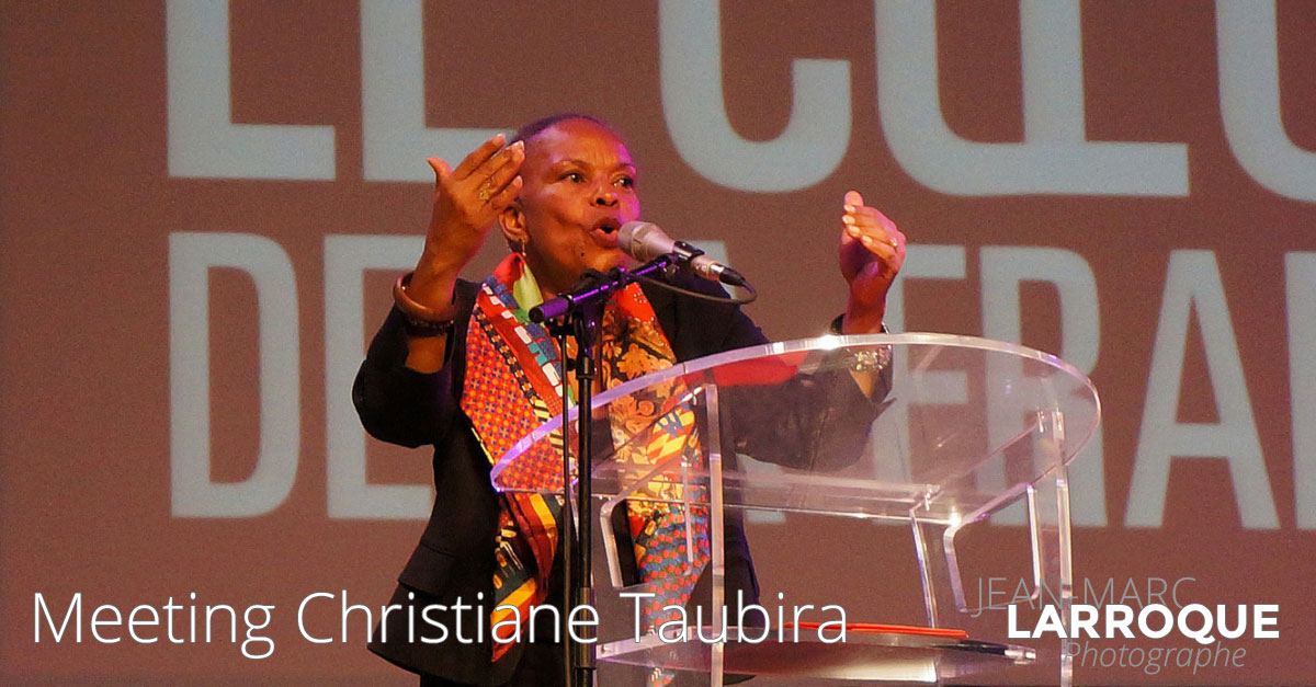 Christiane Taubira à Saint Gaude